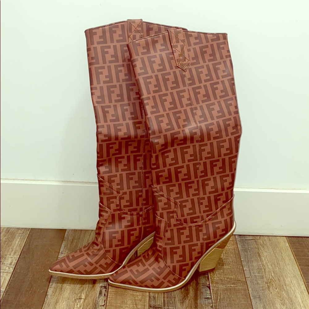 Choies “Fendi Like” boots. . NEVER WORN